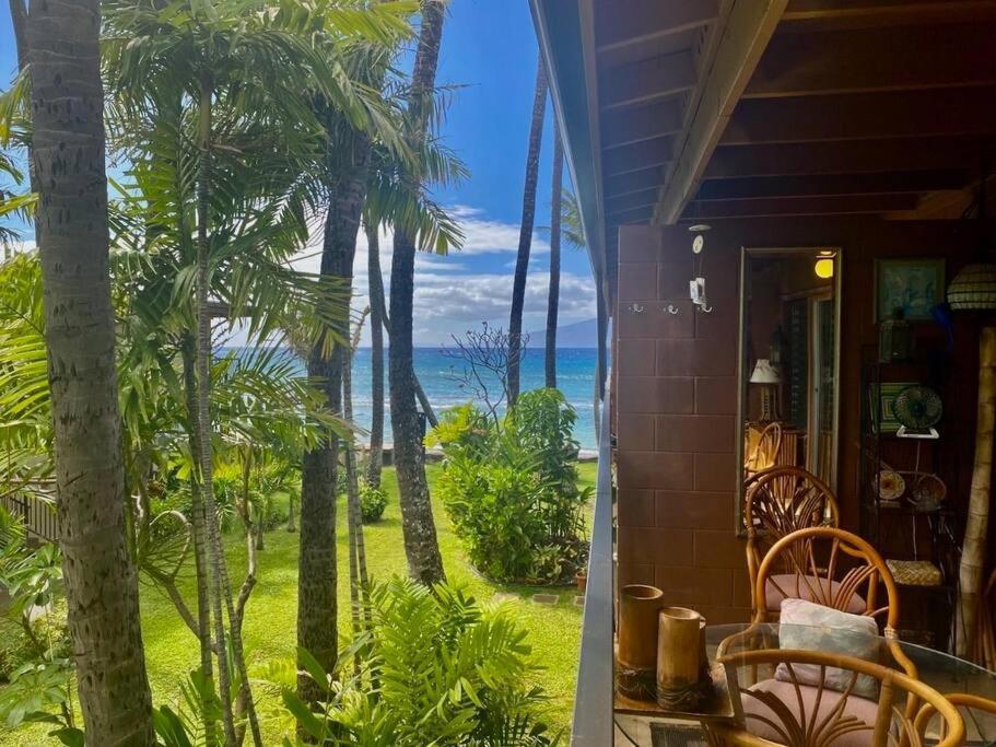Oceanfront With Aircon-Hear The Waves-Amazing Views-Wifi Apartman Lahaina Kültér fotó