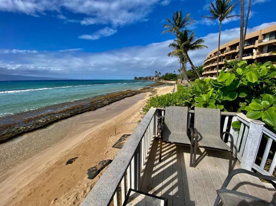 Oceanfront With Aircon-Hear The Waves-Amazing Views-Wifi Apartman Lahaina Kültér fotó