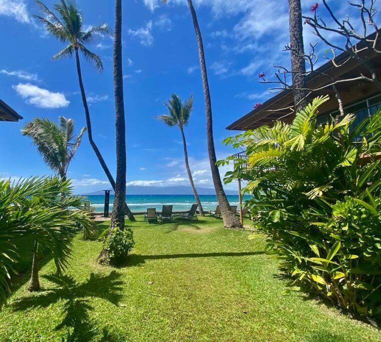 Oceanfront With Aircon-Hear The Waves-Amazing Views-Wifi Apartman Lahaina Kültér fotó