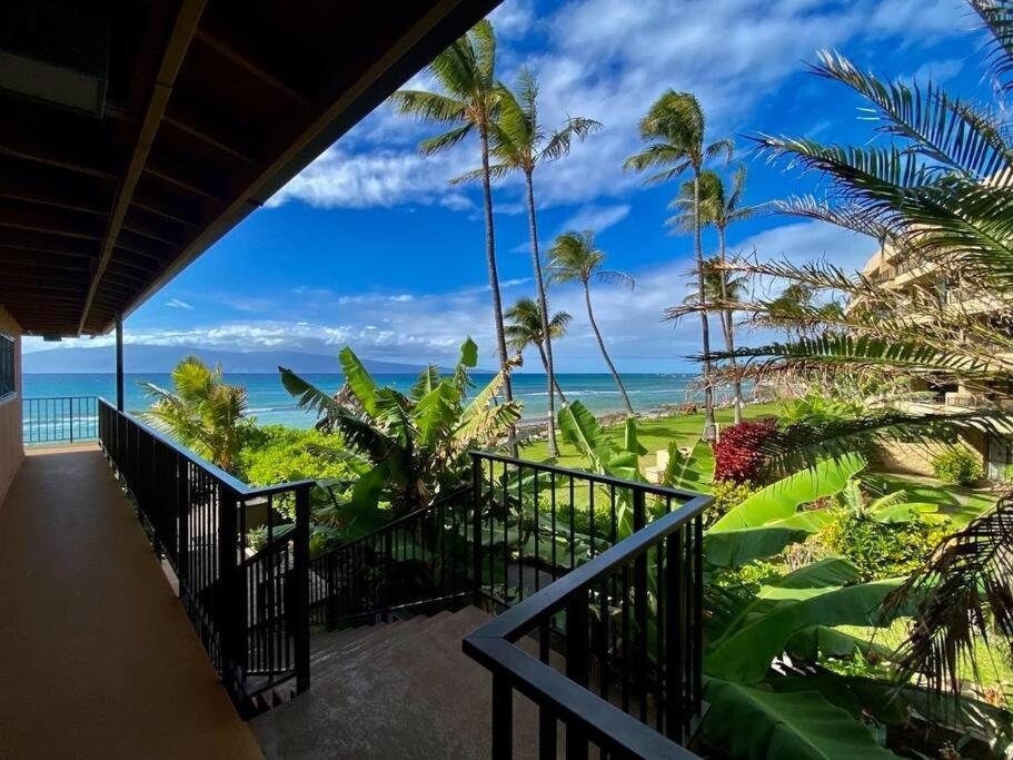 Oceanfront With Aircon-Hear The Waves-Amazing Views-Wifi Apartman Lahaina Kültér fotó